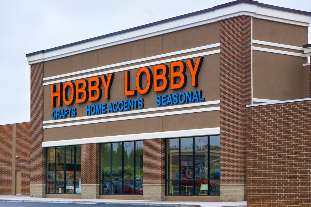 Hobby Lobby store exterior
