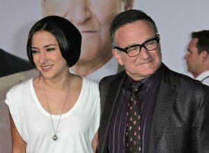 Zelda and Robin Williams at the premiere of "Old Dogs" in 2009