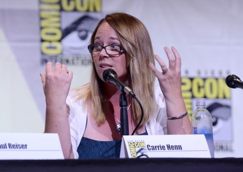 Carrie Henn at the "Aliens: 30th Anniversary" panel during Comic-Con International 2016
