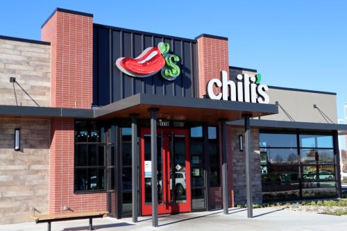The exterior of a Chili's restaurant
