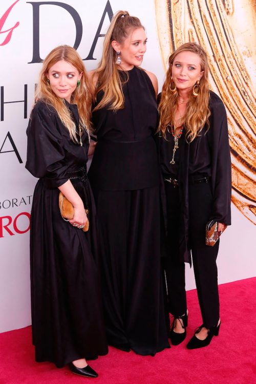 Ashley, Elizabeth, and Mary-Kate Olsen at the 2016 CFDA Fashion Awards
