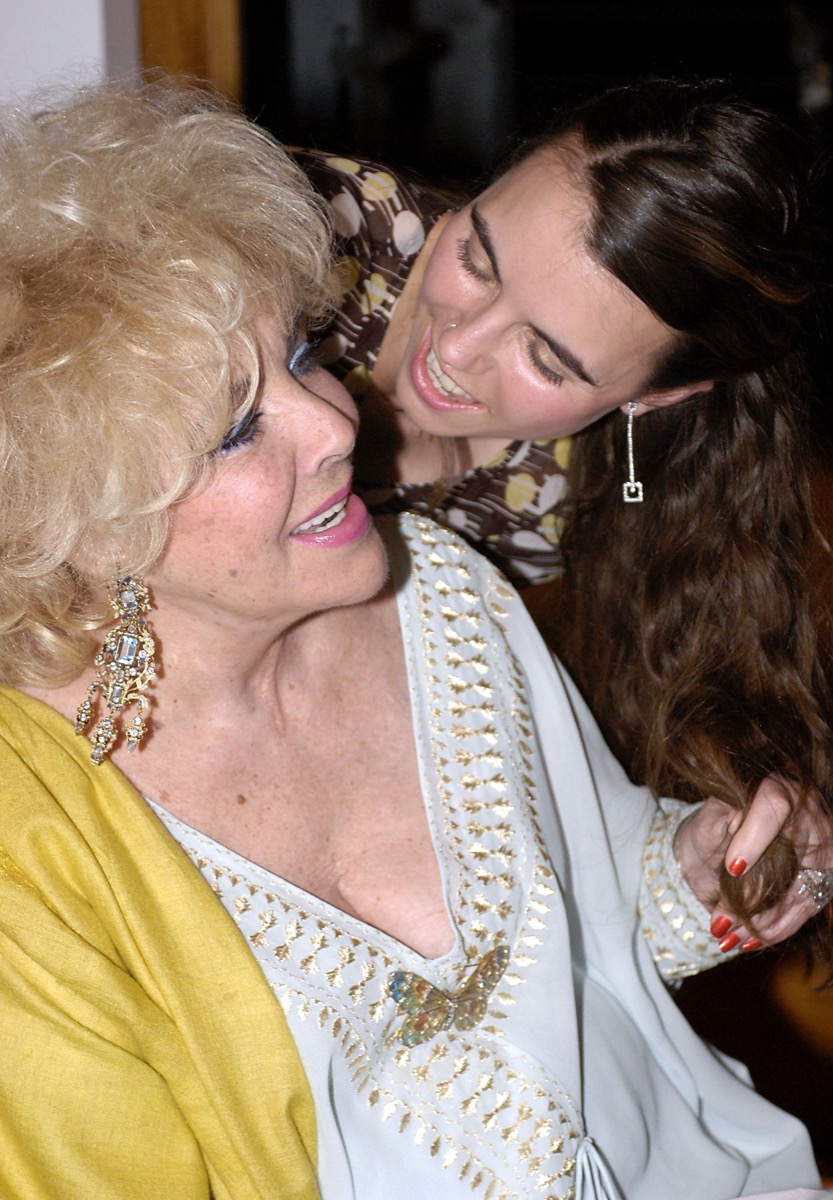 Elizabeth Taylor and granddaughter 