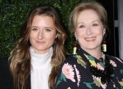 Grace Gummer and Meryl Streep at the premiere of "Suffragette" in October 2015