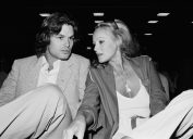Harry Hamlin and Ursula Andress at the 1979 Deauville American Film Festival