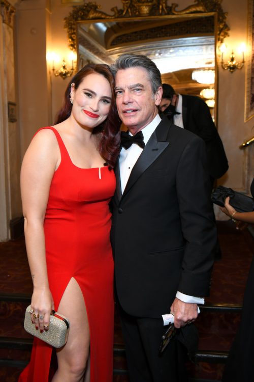 Kathryn and Peter Gallagher at the Tonys on September 26, 2021