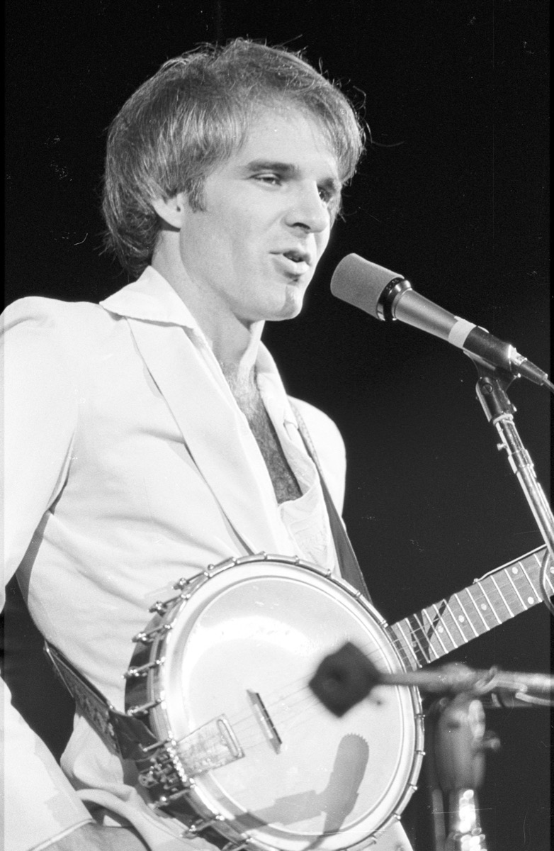 Steve Martin performing in 1970