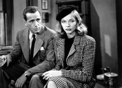 Humphrey Bogart and Lauren Bacall in the 1946 film "The Big Sleep"