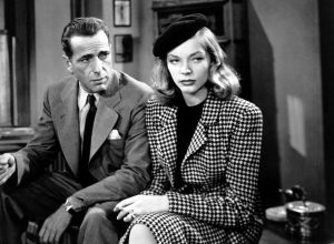 Humphrey Bogart and Lauren Bacall in the 1946 film "The Big Sleep"