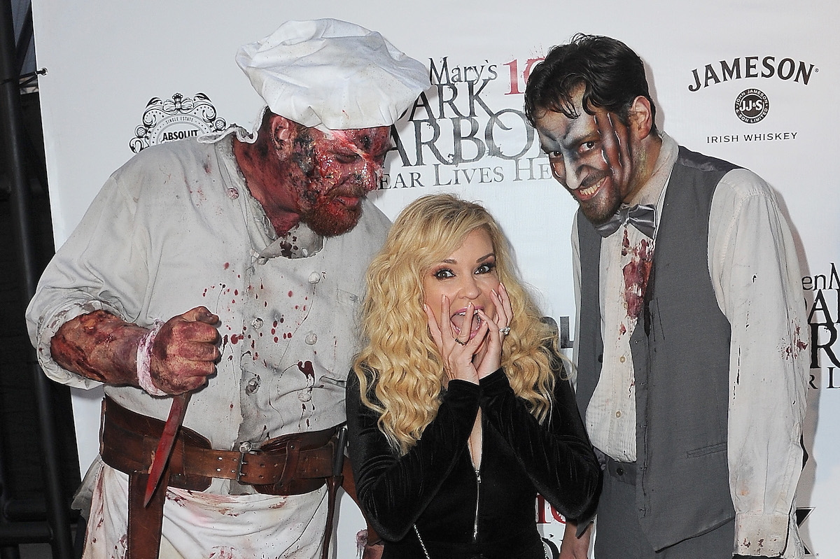 Bridget Marquardt attends Queen Mary's 10th Annual Dark Harbor Media And VIP Night held at The Queen Mary on September 26, 2019 in Long Beach, California.