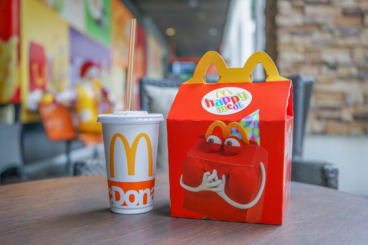 Happy meal hot sale set