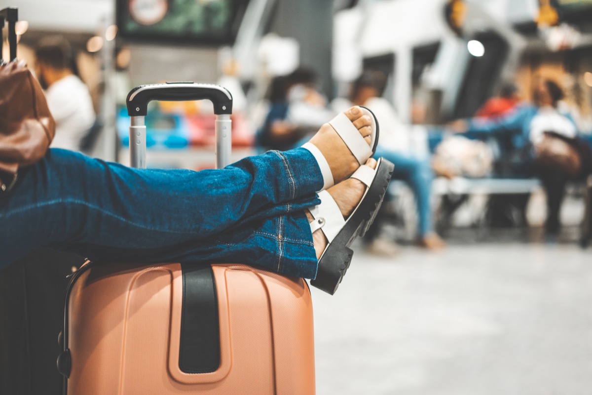 Never Wear These Shoes on a Plane, Experts Warn — Best Life
