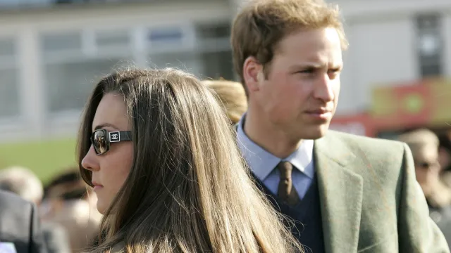 Prince William & Kate Middleton Attend The First Day Of The Cheltenham Festival Race Meeting. .