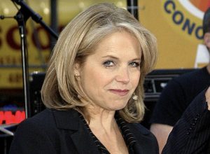 Katie Couric, Bryan Adams on stage for NBC Today Show Concert Series Rockefeller Center, New York, NY, May 27, 2005