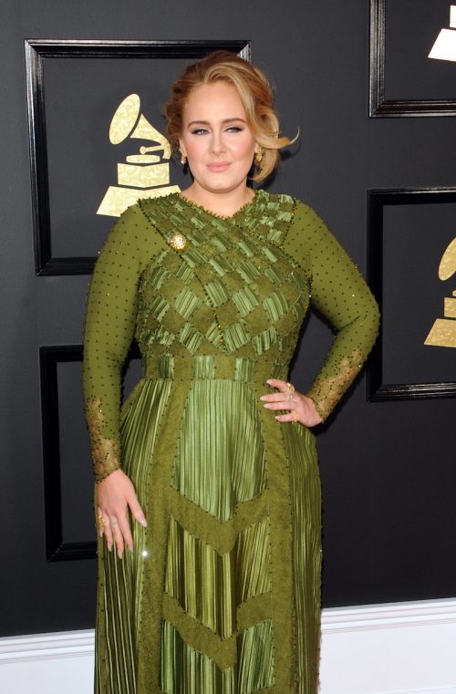 Adele at the 2017 Grammys
