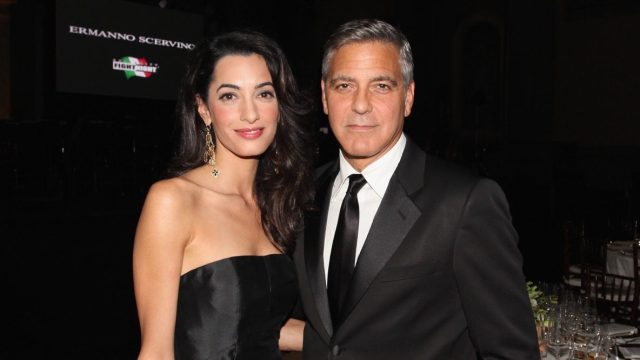 Amal and George Clooney in 2014