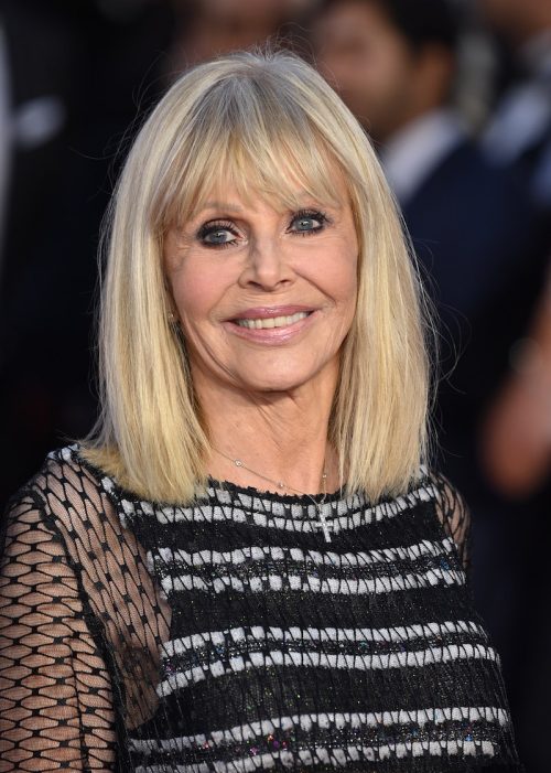 Britt Ekland at the premiere of "No Time to Die" in September 2021