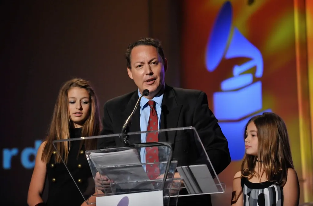 Dodd Darin and daughters at the Grammy Awards