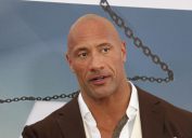 Dwayne Johnson at the premiere of "Fast & Furious Presents: Hobbs & Shaw" in July 2019