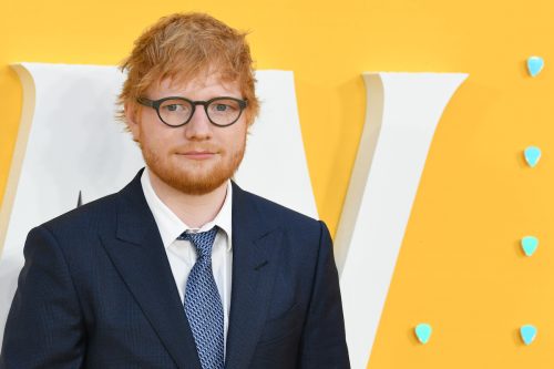 Ed Sheeran at the premiere of "Yesterday" in June 2019