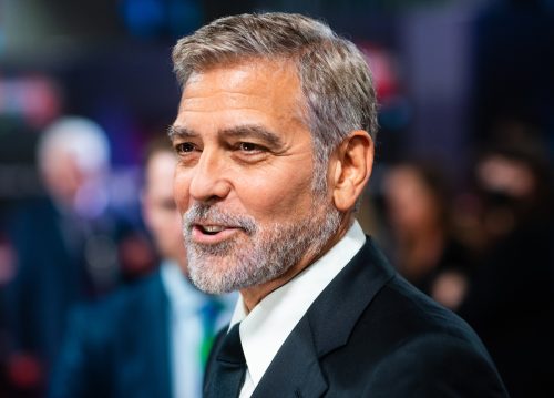 George Clooney at the premiere of "The Tender Bar" on October 10, 2021