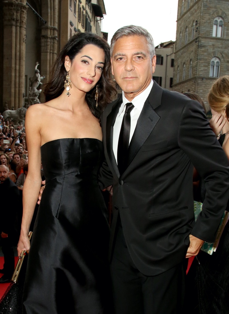 Amal Alamuddin and George Clooney in 2014