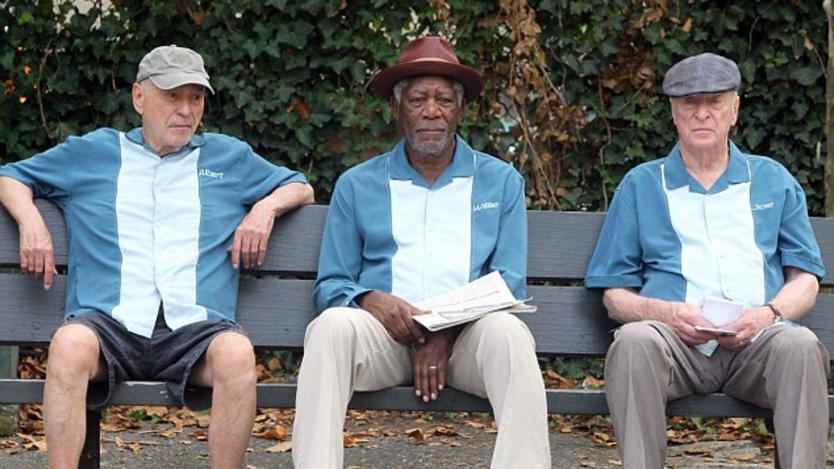 Alan Arkin, Morgan Freeman, and Michael Caine in Going in Style