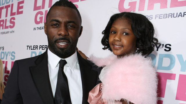 Idris and Isan Elba at the premiere of "Tyler Perry's Daddy's Little Girls" in 2007