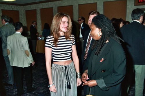 Julia Roberts and Whoopi Goldberg at ShoWest 1993