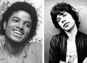 Michael Jackson and Mick Jagger