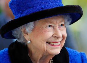 Queen Elizabeth at QIPCO British Champions Day at Ascot Racecourse in October 2021