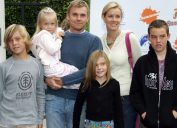 Ricky Schroder and family on Nickelodeon red carpet
