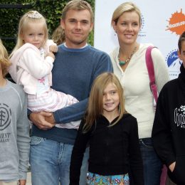 Ricky Schroder and family on Nickelodeon red carpet
