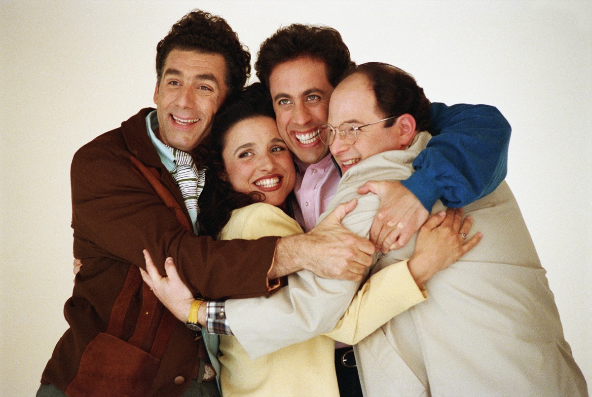 Michael Richards, Julia Louis-Dreyfus, Jerry Seinfeld, and Jason Alexander