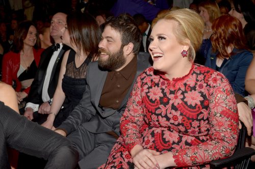 Simon Konecki and Adele at the 2013 Grammys