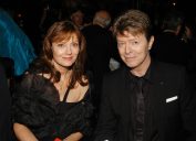 Susan Sarandon and David Bowie at the Metropolitan Opera Opening Night Dinner in September 2006