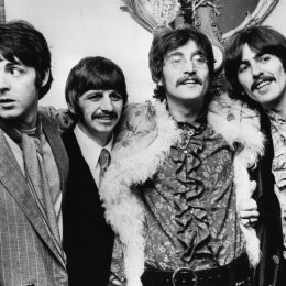 The Beatles at a press conference for "Sgt Pepper's Lonely Hearts Club Band" in May 1967