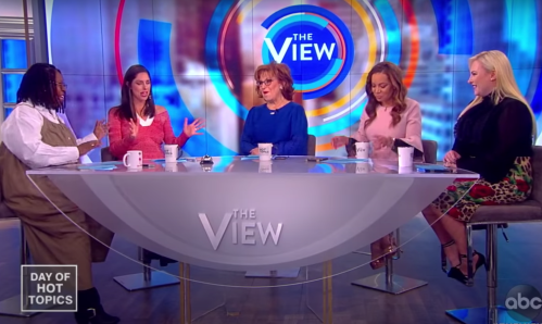 The hosts of "The View" in January 2019