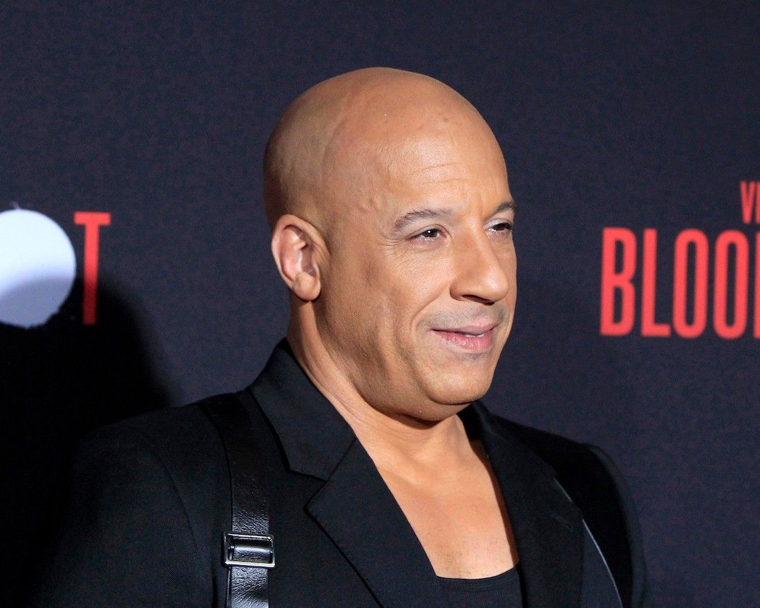 Vin Diesel at the premiere of "Bloodshot" in March 2020