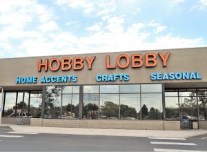 exterior of a hobby lobby store in the daytime