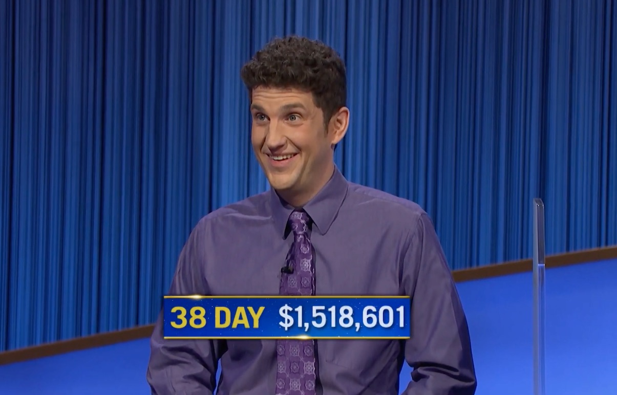 Matt Amodio ends Jeopardy! streak