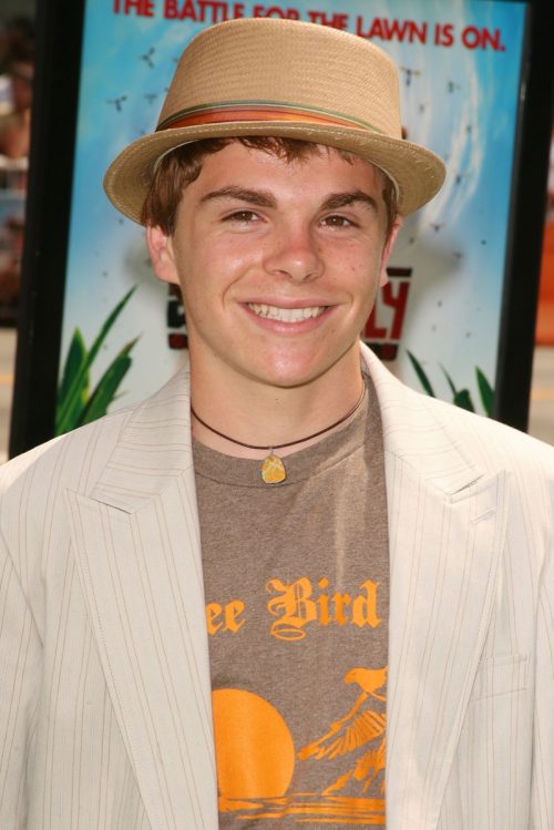 Myles Jeffrey ad the premiere of "The Ant Bully" in 2006