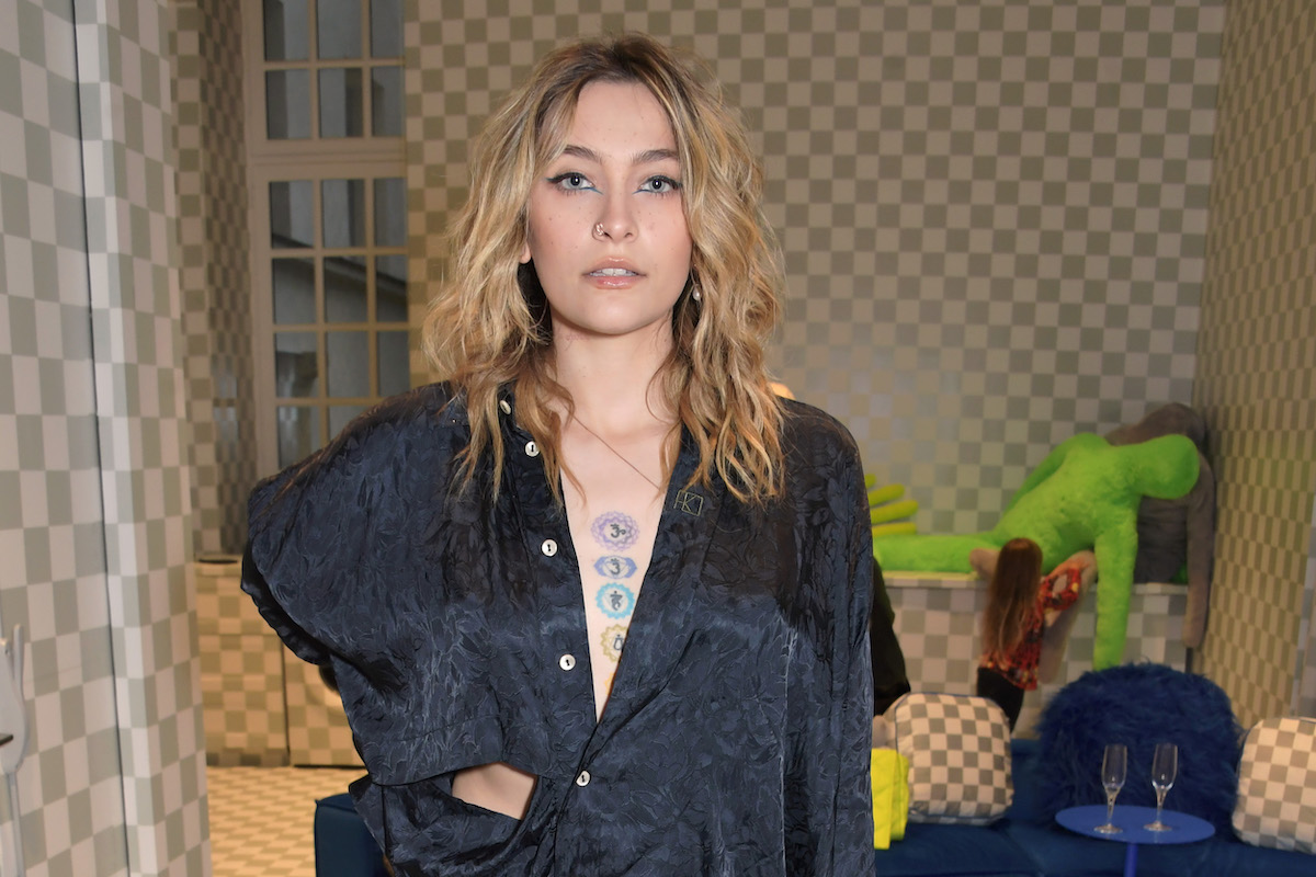 Paris Jackson attends the Vivienne Westwood after party during Paris Fashion Week Womenswear Spring Summer 2022 at 35/37 on October 2, 2021 in Paris, France.