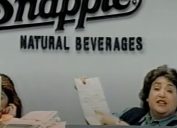Wendy Kaufman in a Snapple commercial