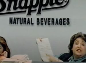 Wendy Kaufman in a Snapple commercial