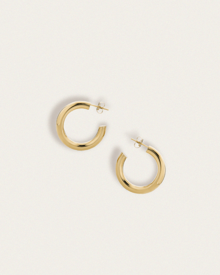 Alexis Jae gold hoop earrings