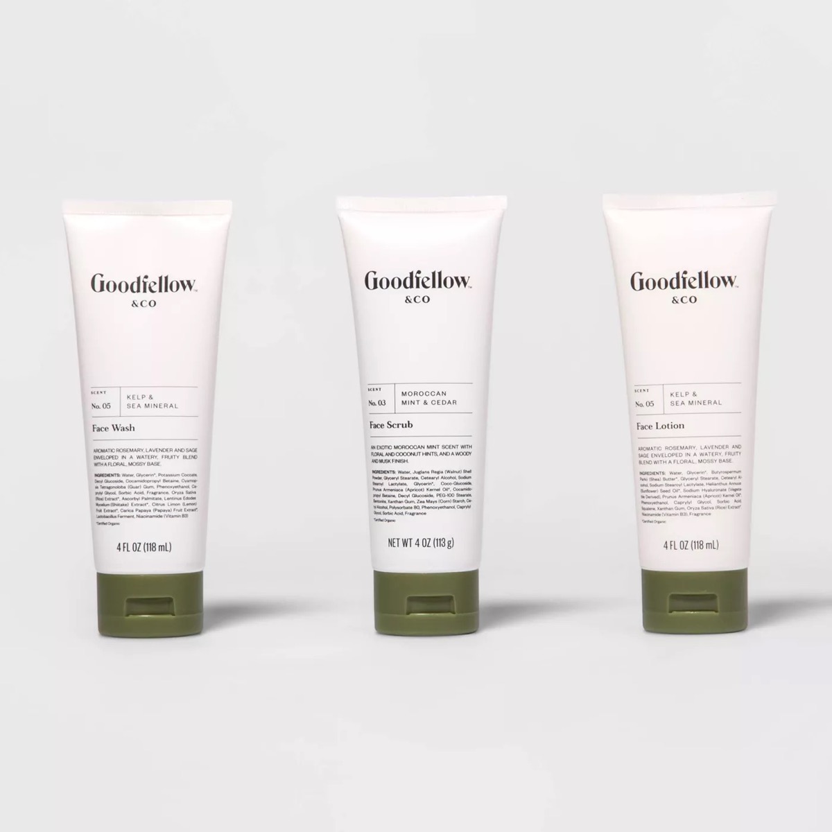 Goodfellow facial skin care gift set