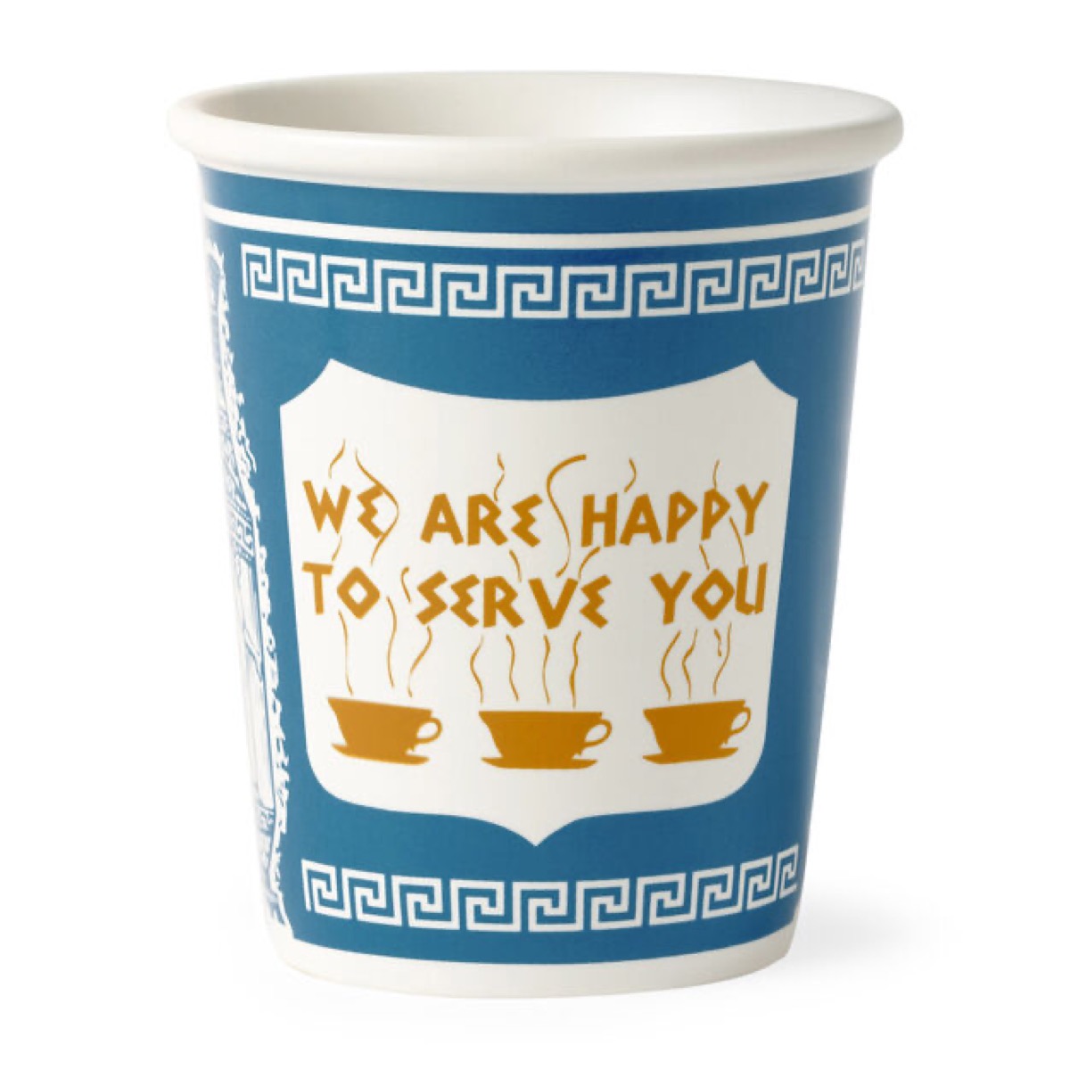 Porcelain greek coffee cup