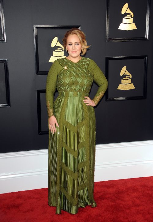 Adele at the 2017 Grammy Awards