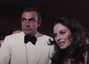 Sean Connery and Lana Wood in "Diamonds Are Forever"