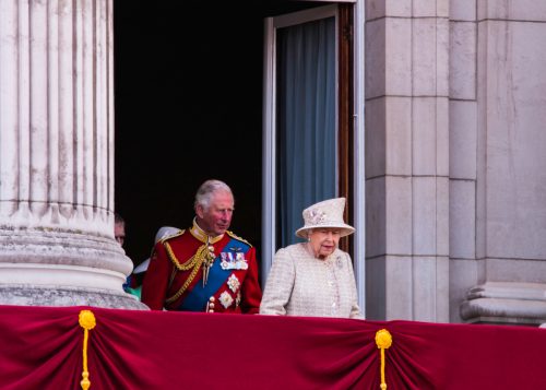 Prince Charles and Queen Elizabeth at Trooping the Colour 2019